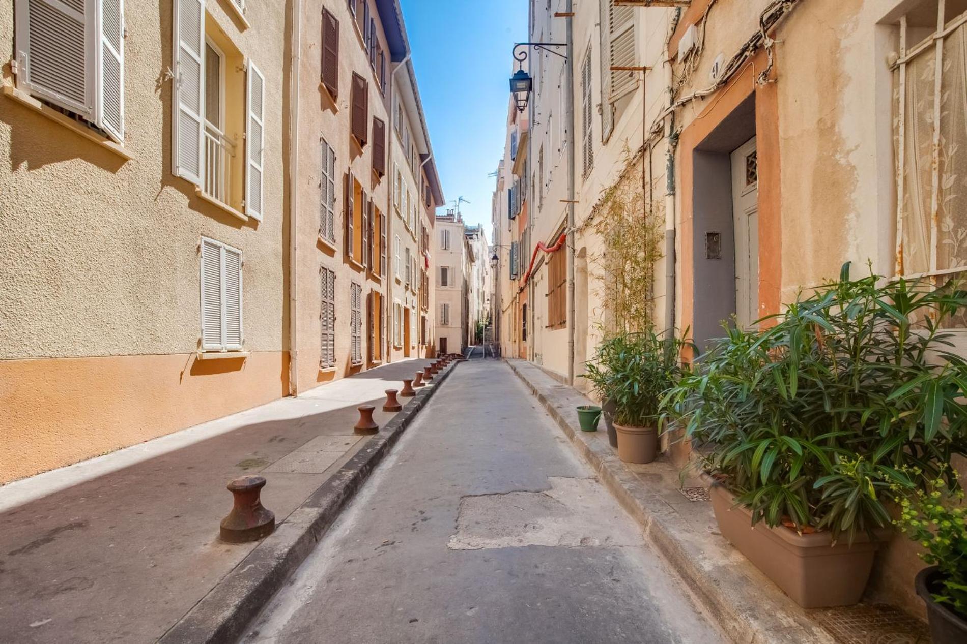 Апартаменты Au Coeur Du Panier Avec Terrasse 2 A 4 Personnes Climatisation Марсель Экстерьер фото