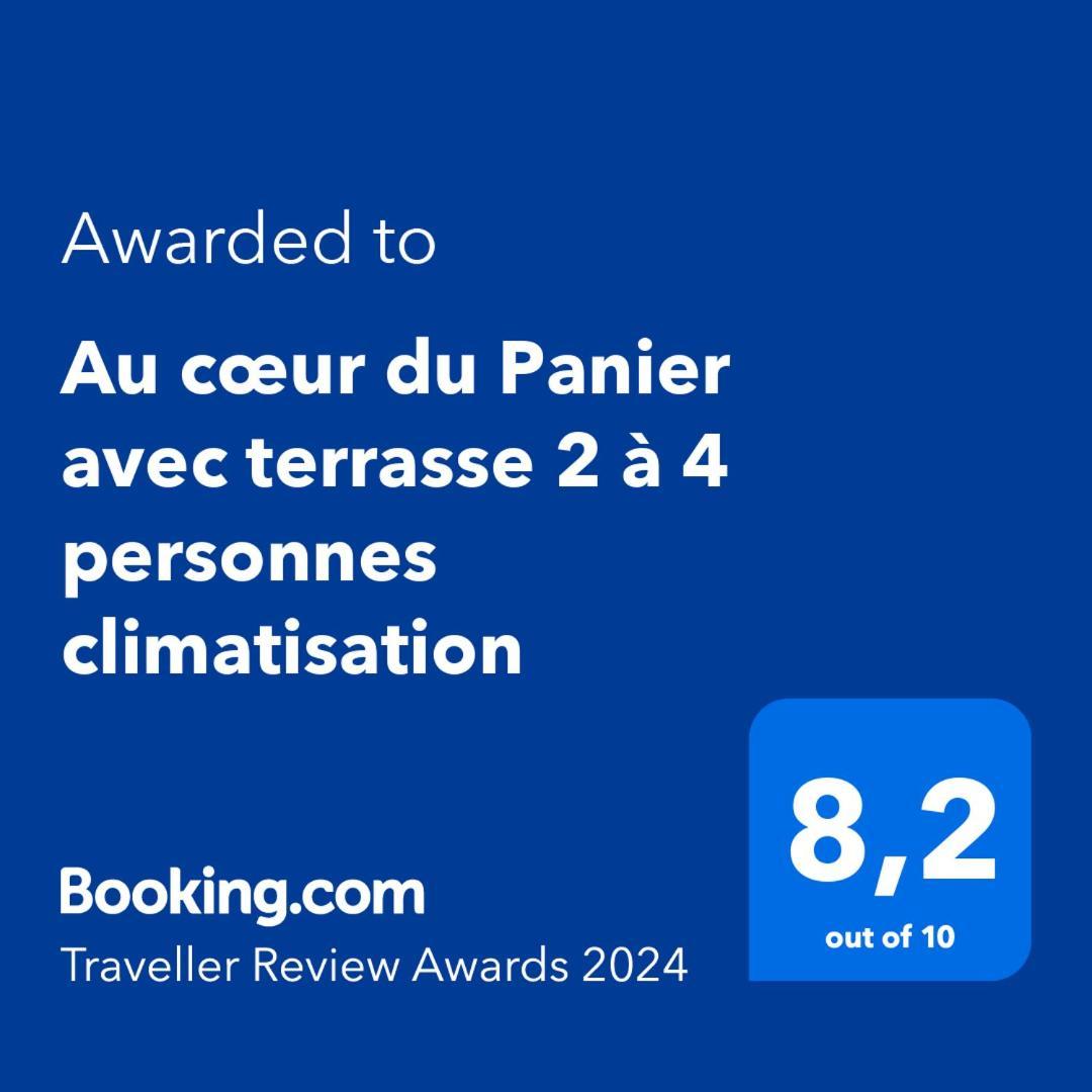 Апартаменты Au Coeur Du Panier Avec Terrasse 2 A 4 Personnes Climatisation Марсель Экстерьер фото